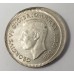 AUSTRALIA 1950 . SIXPENCE . ERROR . MIS-STRIKE . OFF CENTRE